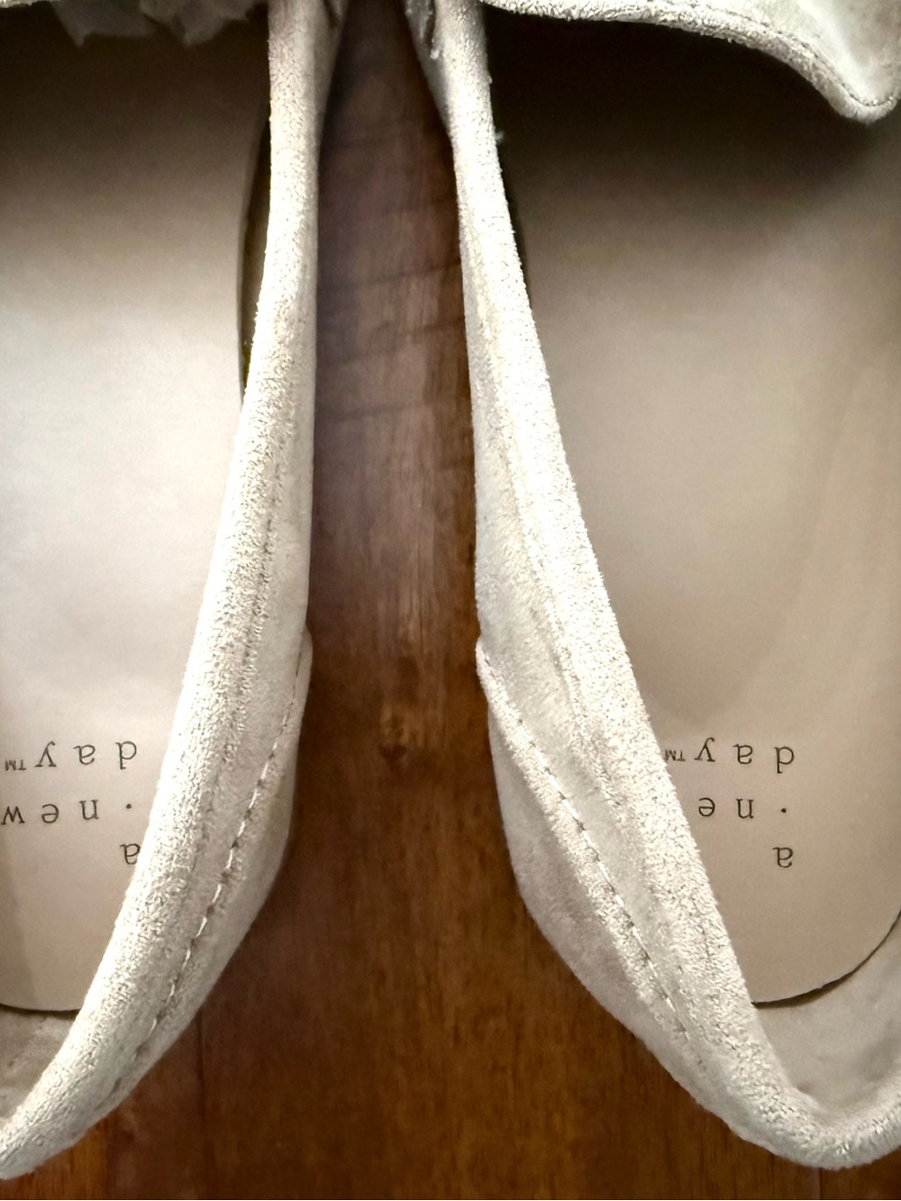 New! Women’s 9.5W wide A New Day tan taupe suede shoes NWT! - Picture 9 of 10